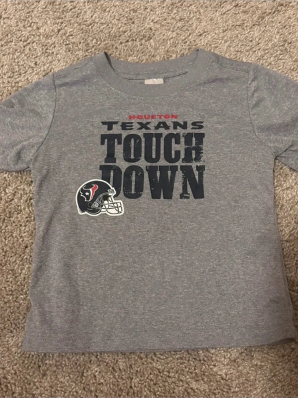 NFL Kids Matching Set Houston Texans Red Black Gray